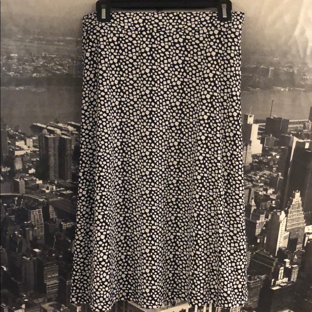 Black and white skirt